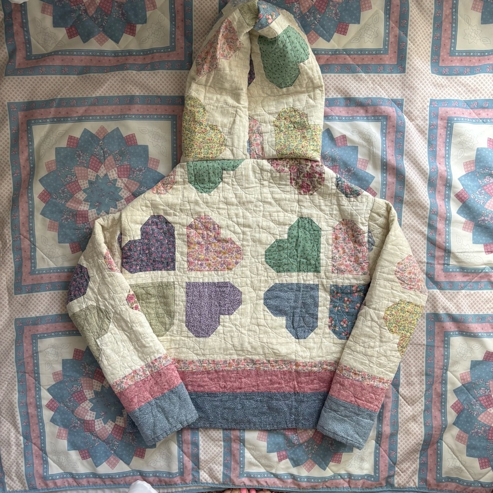 Patchwork Heart Quilted Jacket - image 3
